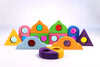 Bauspiel Fairytale Window Colourful 12 pieces