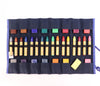 Sedulus crayon case for 16 stick and block crayons, unfilled blue.