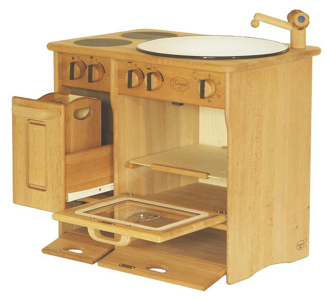 Drewart Cooker and Sink Combo, Natural