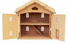 Drewart Doll House with Doors, Natural