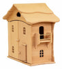 Drewart Doll House with Doors, Natural