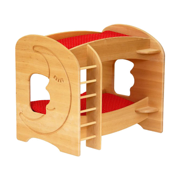 Drewart Bunk Bed with Moon and Bedding