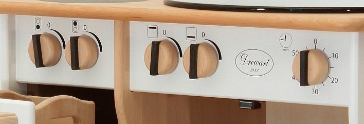 Drewart Cooker and Sink Combo, White