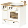 Drewart Cooker and Sink Combo, White