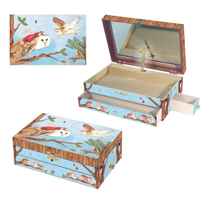 Enchantmints Music Box Owl Travellers