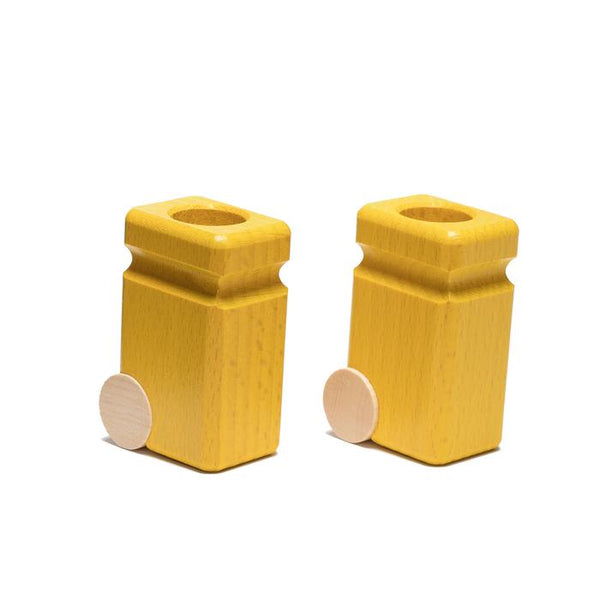 Fagus Garbage Cans Yellow