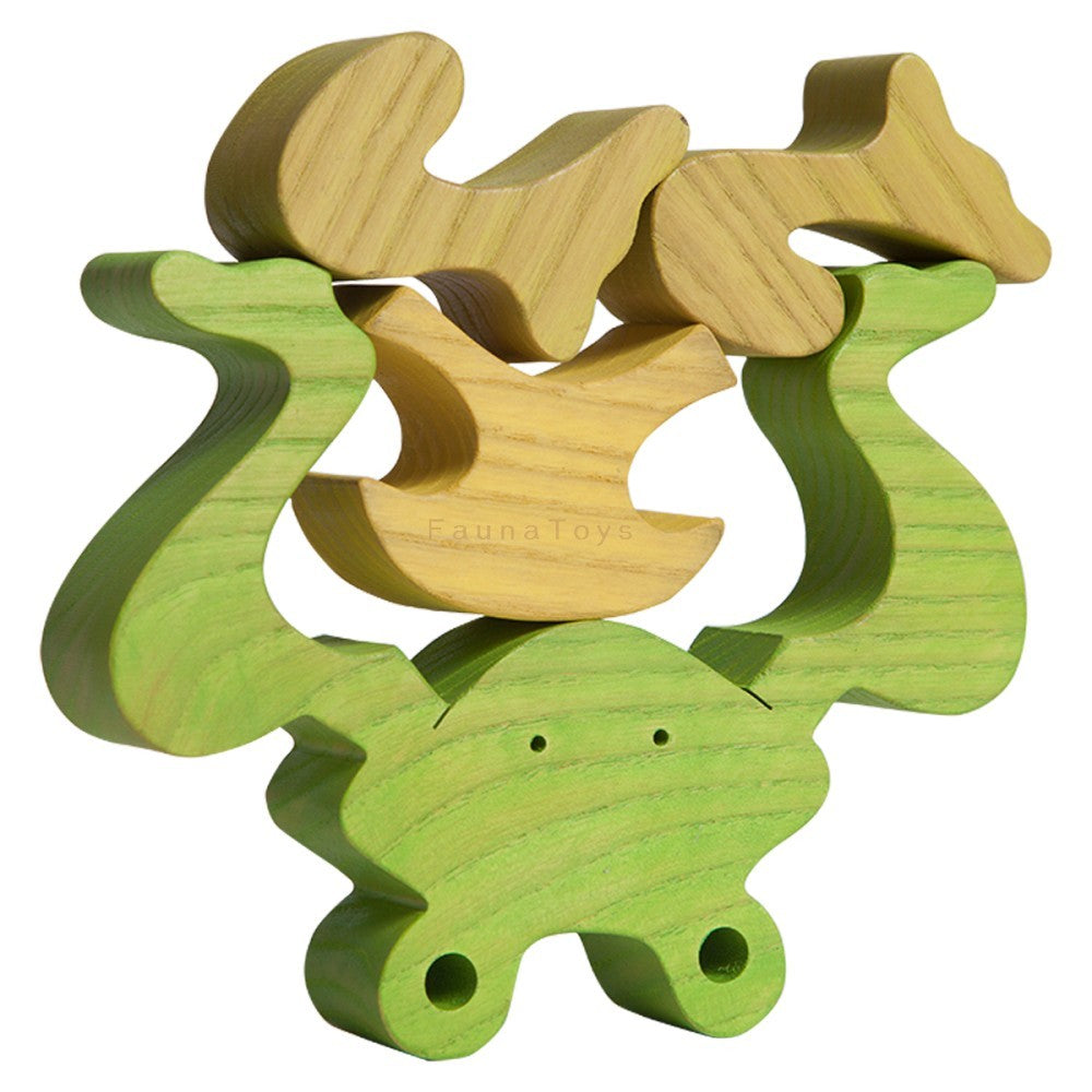 Fauna Puzzle Frog