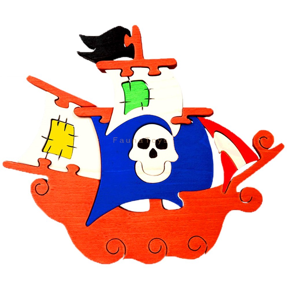 Fauna Puzzle Pirate Ship