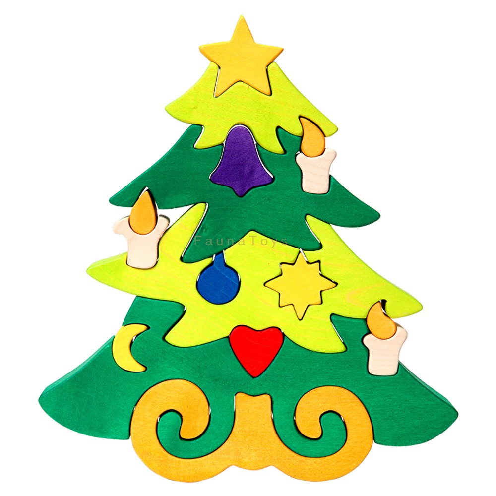 Fauna Puzzle Christmas Tree