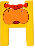Fauna Puzzle H - Hippo