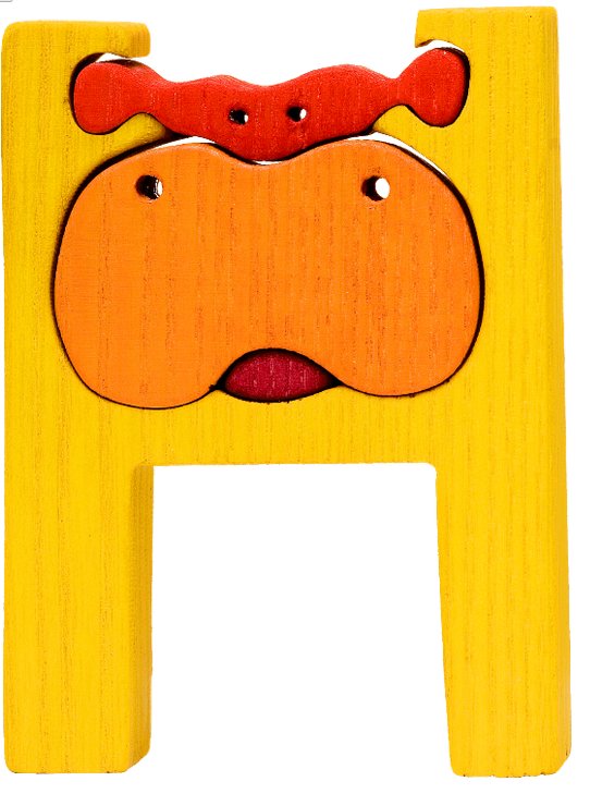 Fauna Puzzle H - Hippo