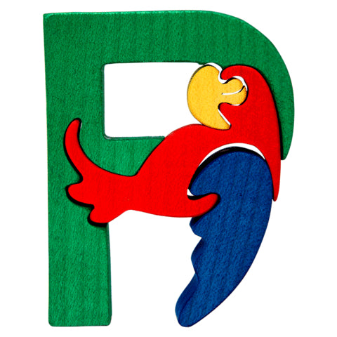 Fauna Puzzle P - Parrot