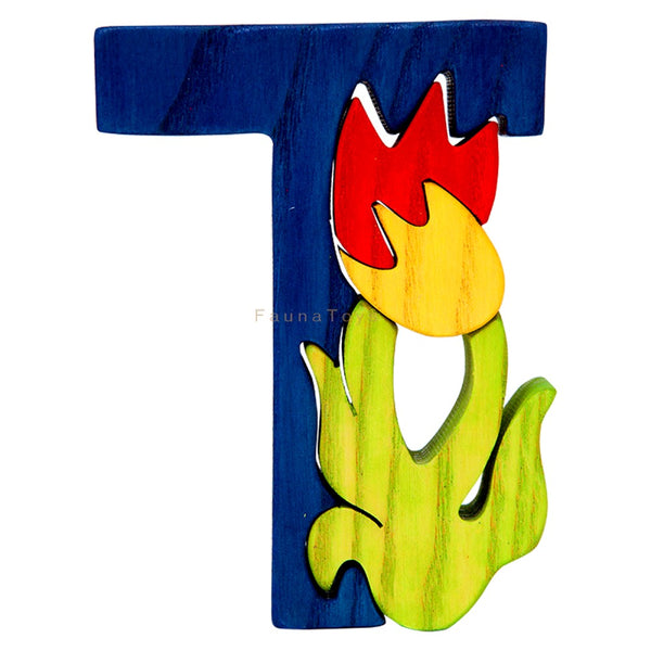 Fauna Puzzle T - Tulip