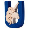 Fauna Puzzle U - Unicorn