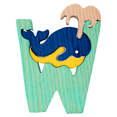 Fauna Puzzle W - Whale