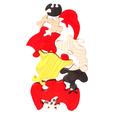 Fauna Puzzle Santa Large