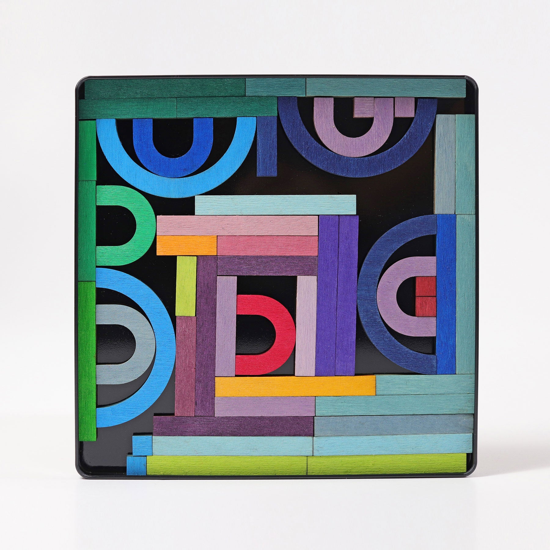 Grimm's Magnet Puzzle Alphabet Shapes