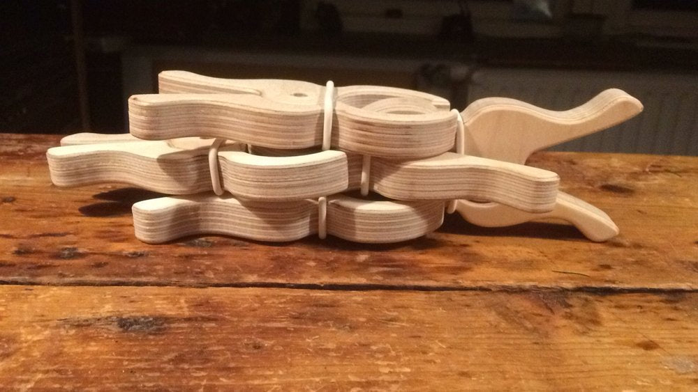 Giant Wooden Peg Set (4)