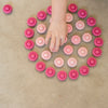 Grapat Mandala Pink Flowers