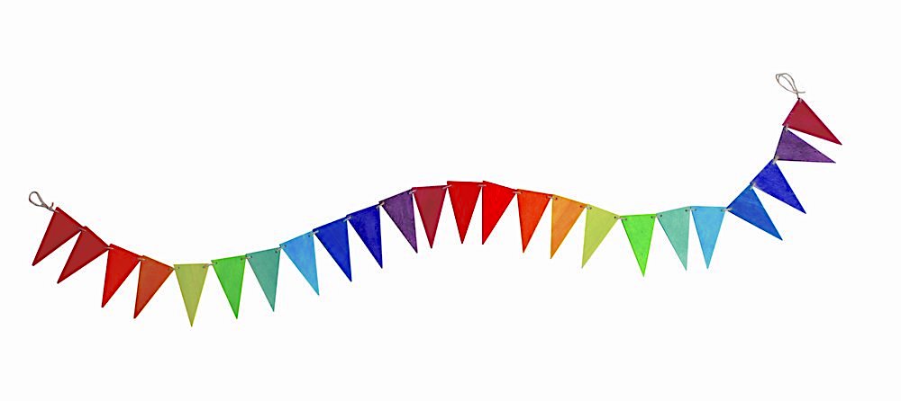 Grimm's Pennant Banner Rainbow