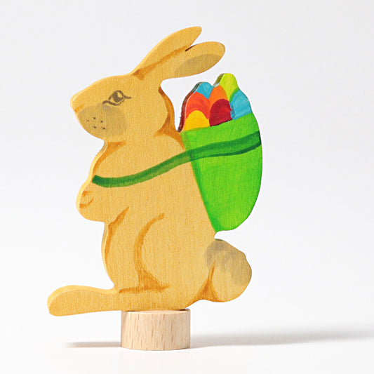 Grimm's Rabbit with Basket Decoration