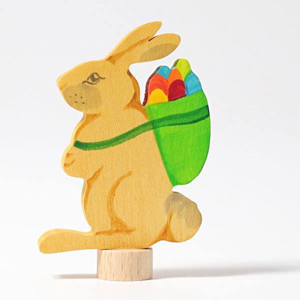 Grimm's Rabbit with Basket Decoration