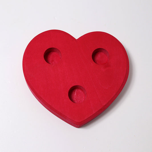 Grimm's Candle Holder Heart, Large