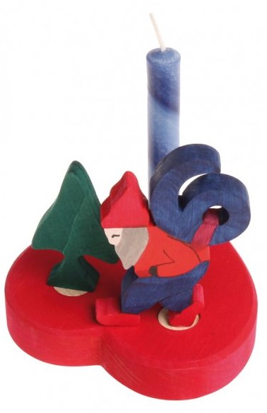 Grimm's Candle Holder Heart, Large
