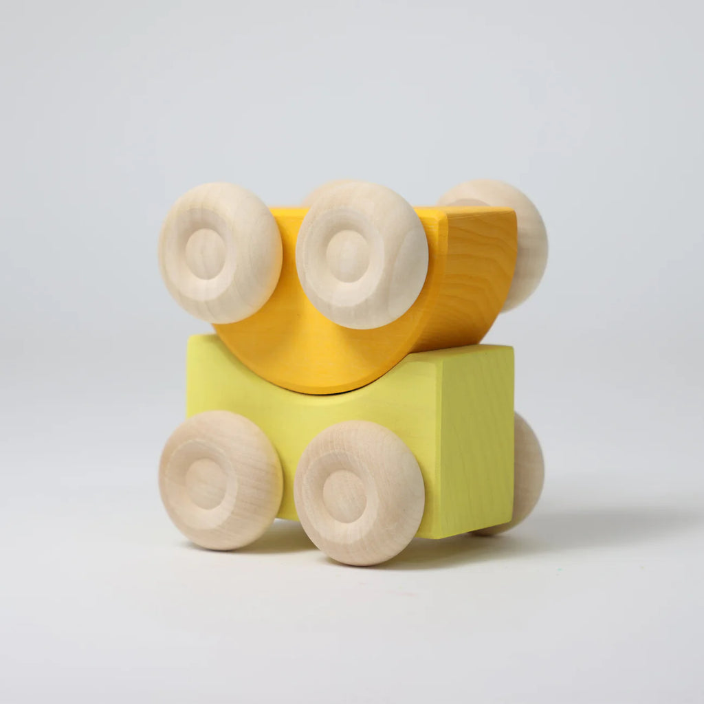 Grimm's Stacking Cars Yellow