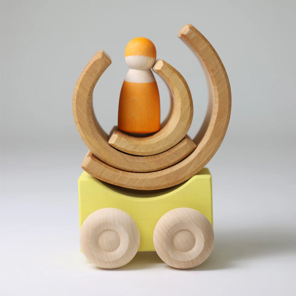 Grimm's Stacking Cars Yellow