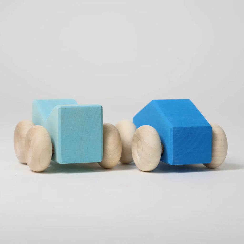 Grimm's Stacking Cars Blue