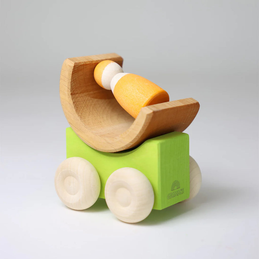 Grimm's Stacking Cars Green