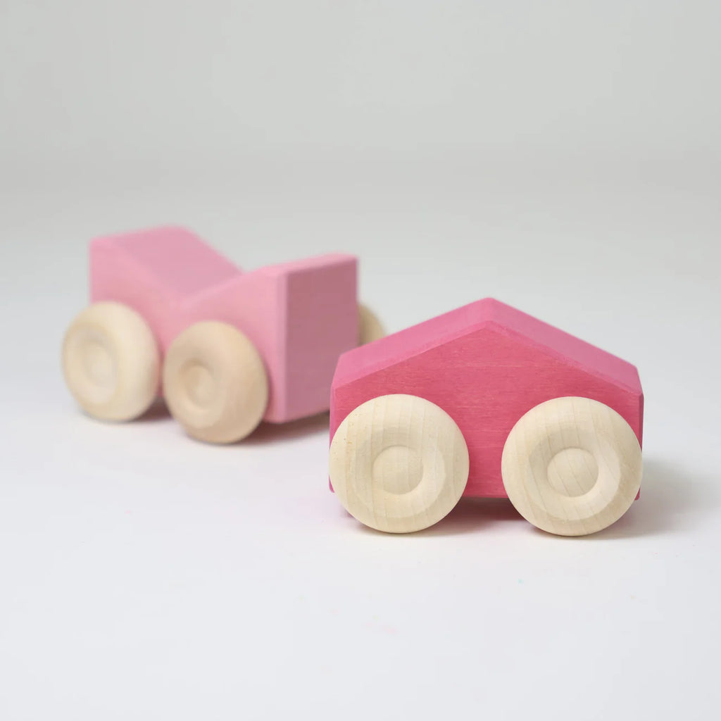 Grimm's Stacking Cars Pink