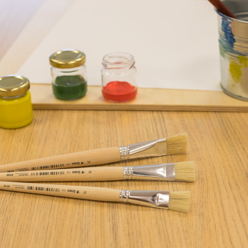 Sedulus Painting brush: Hog bristle flat, 18 mm