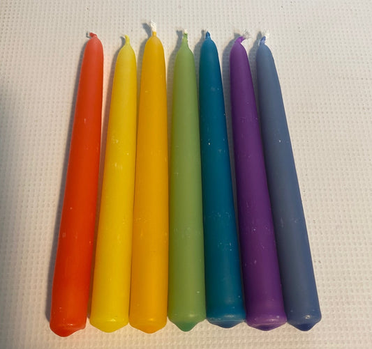 Beeswax Candles Rainbow