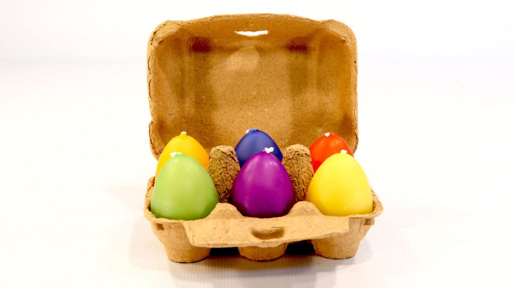 Beeswax Candle Rainbow Eggs