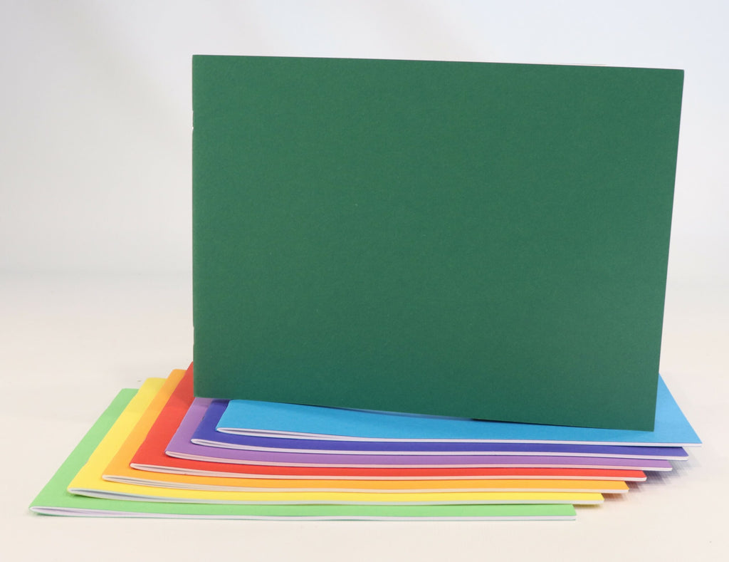 Sedulus Main Lesson Book Oversize A4, Landscape Dark Green