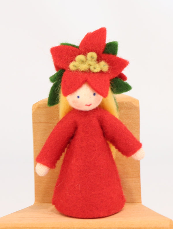 Ambrosius Christmas Decoration Poinsetta Girl