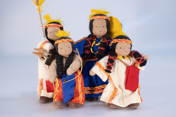 Evi Doll Family Native American