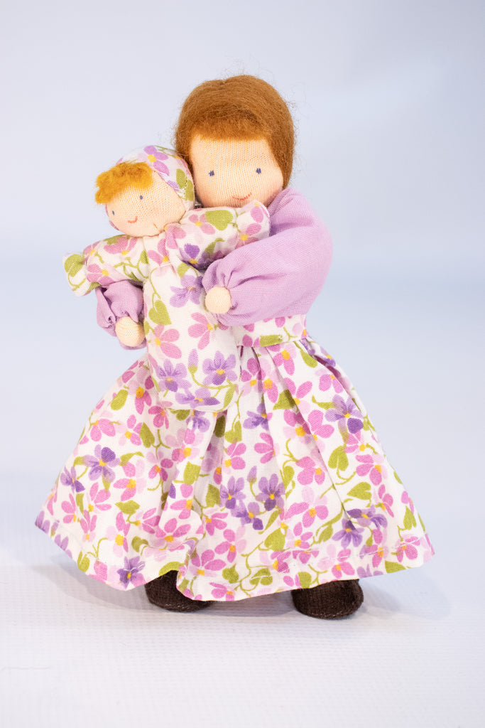 Evi Doll Family with red hair