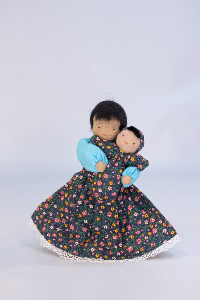 Evi Doll Family with olive skin