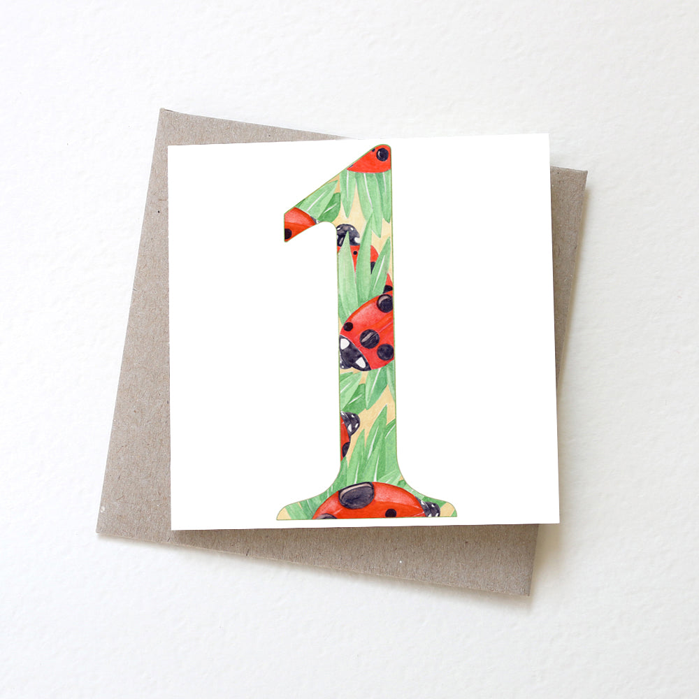 Birthday Card 1 Ladybird