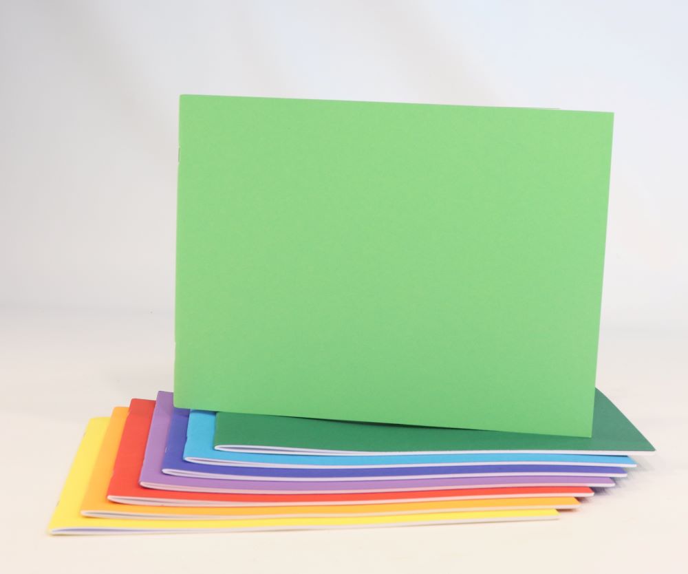 Sedulus Main Lesson Book Oversize A4 Landscape Light Green