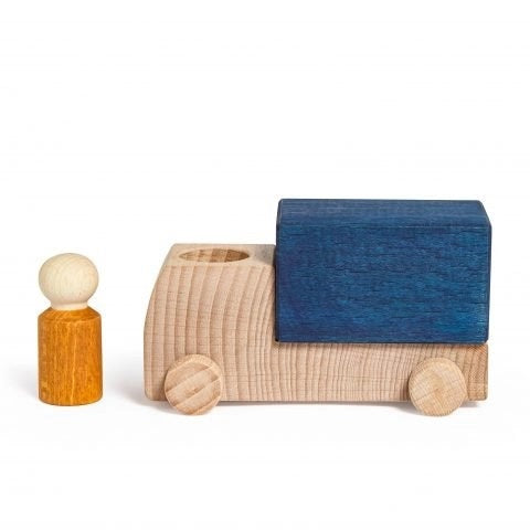 Lubulona Blue Truck with ochre figure