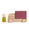 Lubulona Plum Truck with lime figure