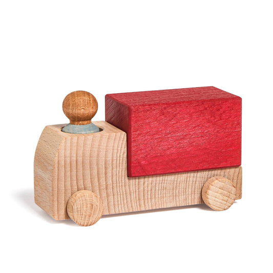 Lubulona Red Truck with grey figure