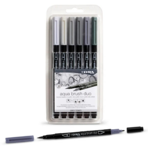Lyra Aquabrush Duo Grey 6