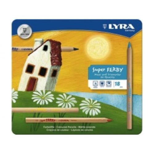 Lyra Pencils Super Ferby 18 in Tin