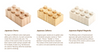 Mokulock Regular Blocks Set, 48 pieces