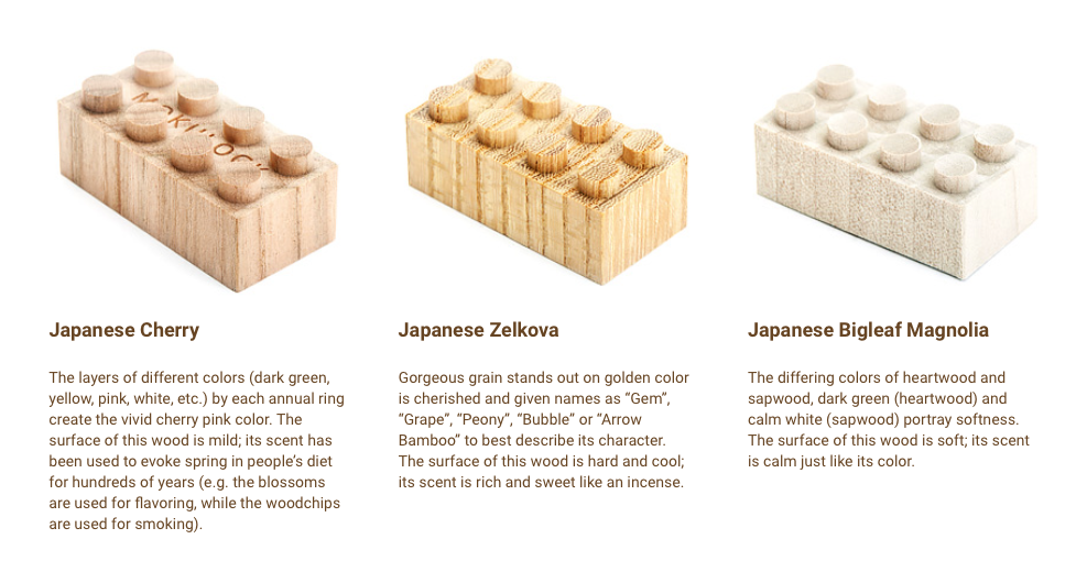 Mokulock Regular Blocks Set, 48 pieces